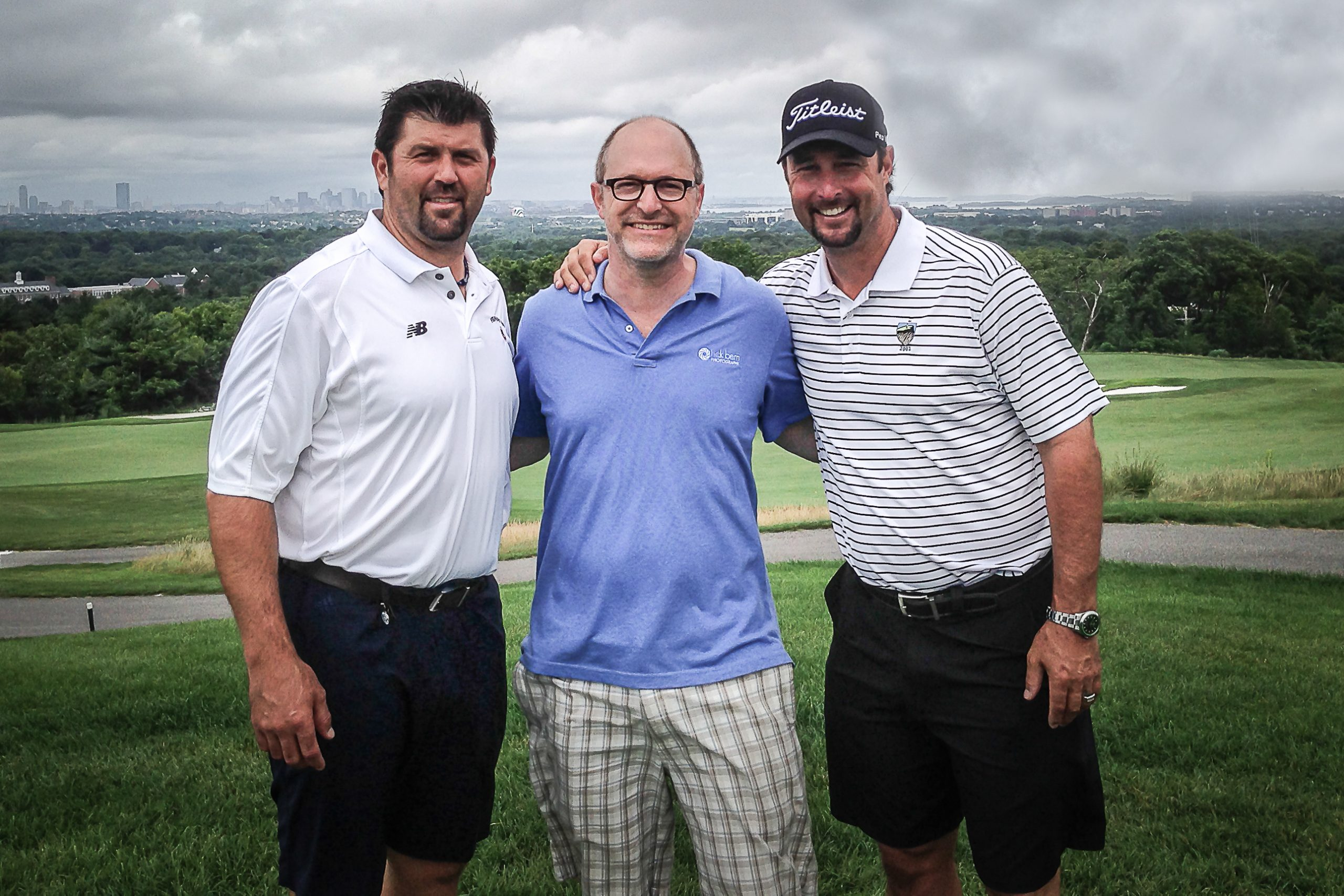 Varitek With Rick Bern Photography Boston Needham MA